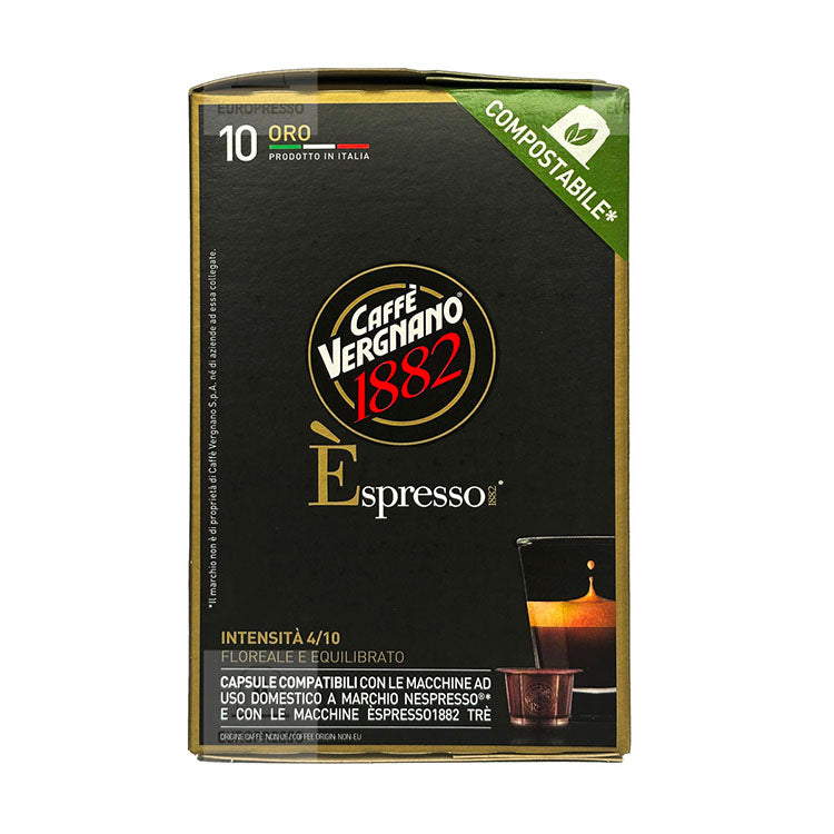 Caffe Vergnano 1882 ORO ( Nespresso ) 10 x Individual Pack