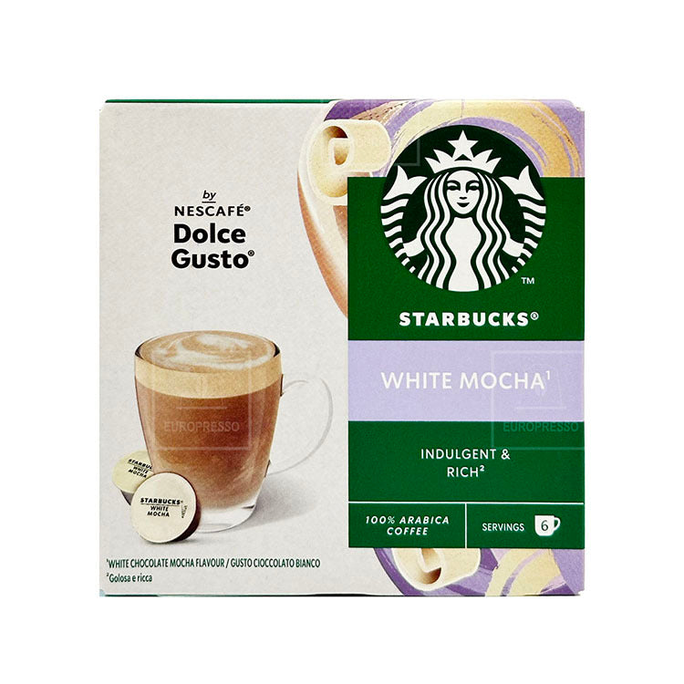 Starbucks Dolce Gusto White Mocha Coffee (12 pods )
