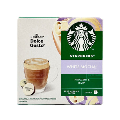 Starbucks Dolce Gusto White Mocha Coffee (12 pods )
