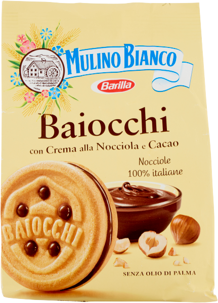Mulino Bianco Baiocchi 餅乾(榛子朱古力 ) 260 g