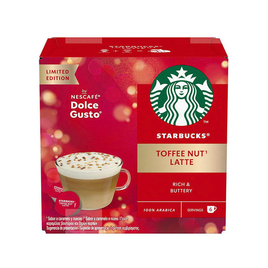 Starbucks Dolce Gusto Toffee Nut Latte ( 12 caps )
